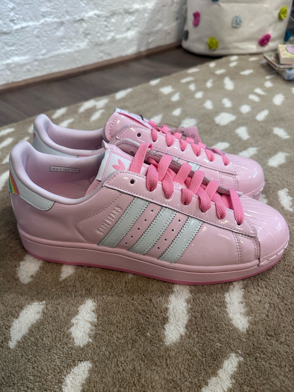 Carebear x Adidas Superstars